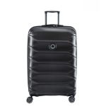 Μεγάλη Βαλίτσα Delsey Meteor 78cm Μαύρη 110L | Ανθεκτική ABS/Polycarbonate & με Επέκταση | για 23 Κιλά και Άνω