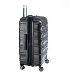 Μεγάλη Βαλίτσα Delsey Meteor 78cm Μαύρη 110L | Ανθεκτική ABS/Polycarbonate & με Επέκταση | για 23 Κιλά και Άνω