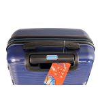 Βαλίτσα Καμπίνας 55x40x20 Dielle 180-55 Μπλε 35L | Πολυπροπυλένιο με Ιταλική Φινέτσα | Ιδανική για Όλες τις Αεροπορικές