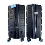 Premium Σετ 3 Σκληρές Βαλίτσες DIELLE 210 Μαύρο | Άθραυστο Πολυπροπυλένιο | Ιταλικό Design & Επέκταση Όγκου