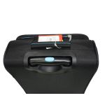 Βαλίτσα Καμπίνας DIELLE 350-55x38x19cm Μαύρο – Πολύ Ελαφριά με Polyester EVA & TSA Κλειδαριά