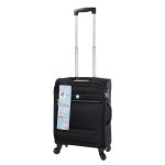 Βαλίτσα Καμπίνας DIELLE 350-55x38x19cm Μαύρο – Πολύ Ελαφριά με Polyester EVA & TSA Κλειδαριά