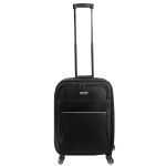 Βαλίτσα Καμπίνας DIPLOMAT ZC3004-S Μαύρο 55x38x20 – με 4 Ρόδες & Ελαφριά, Ιδανική για Aegean, Ryanair & EasyJet