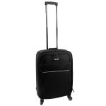 Βαλίτσα Καμπίνας DIPLOMAT ZC3004-S Μαύρο 55x38x20 – με 4 Ρόδες & Ελαφριά, Ιδανική για Aegean, Ryanair & EasyJet