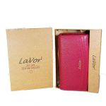 Δερμάτινο Γυναικείο Πορτοφόλι Lavor 1-6019 Κόκκινο με RFID Προστασία - Αντοχή & Οργάνωση