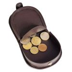 Ανδρικό Δερμάτινο Πορτοφόλι Κερμάτων Lavor 1-70 Καφέ | Μικρό (Ιδανικό για Τσέπη) για Μετρητά & Κέρματα