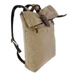 Σακίδιο Πλάτης Rolltop RCM 16950 Μπεζ με Θήκη Laptop 15.6