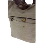 Σακίδιο Πλάτης Rolltop RCM 16950 Μπεζ με Θήκη Laptop 15.6