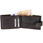 Ανδρικό Δερμάτινο Πορτοφόλι RCM 637 Καφέ με RFID Προστασία
