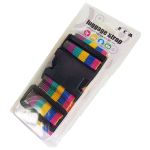 Ιμάντας Σύσφιξης Βαλίτσας RCM TH1008 Rainbow | Ρυθμιζόμενος με Κλιπ | Φάρδους 5cm για Απόλυτη Σταθερότητα