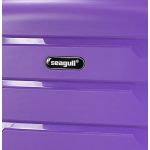 Βαλίτσα Καμπίνας SEAGUL SG180-S Μωβ 55x38x20 – Πολυπροπυλένιο – Ιδανική για Aegean, Ryanair & EasyJet
