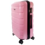 Σετ Βαλίτσες Τριάδα (S, M, L) Seagull SG180 Ροζ – Άθραυστο Πολυπροπυλένιο με Επέκταση & 4 Ρόδες