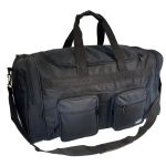 Σακ Βουαγιάζ Μεσαίο Seagull PD13-63cm Μαύρο – Αδιάβροχο 70L | με 4 Τσέπες & Ιμάντας 4cm