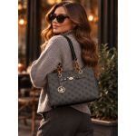 Κομψή Fashion Τσάντα Ώμου Beverly Hills Polo Club BH4661 με Εσωτερικό Χώρισμα (PU Leather) Mαύρο