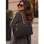 Γυναικείο Business Bag με Υποδοχή Βαλίτσας Beverly Hills Polo Club BH-4730 (41cm) Καφέ