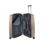 Βαλίτσα Μεγάλη XPLORER 178-28 Μπεζ – Πολυπροπυλένιο, Ελαφριά & Ανθεκτική – Για 23kg και Άνω Αεροδρομίου