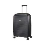 Βαλίτσα Μεγάλη XPLORER 178-28 Μαύρο – Πολυπροπυλένιο, Ελαφριά & Ανθεκτική – Για 23kg και Άνω Αεροδρομίου