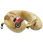 Μαξιλάρι Ταξιδίου Diplomat ACPIL4 Vintage Μπεζ | Memory Foam & Βελούδινη Υφή – Ανατομική Στήριξη