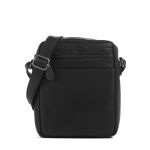 Δερμάτινο Ανδρικό Τσαντάκι Ώμου Chesterfield C48.138600 Laveno Μαύρο – Premium Wax Pull up Δέρμα