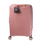 Βαλίτσα Μεγάλη Bartuggi 725-21 Ροζ 76cm με TSA, 123L – Πολυπροπυλένιο Ιδανική για 23kg+ Αεροδρομίου