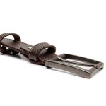 Δερμάτινη Ανδρική Ζώνη Chesterfield Tanaro C60.010101 Καφέ 3.5cm – Elegant Wax Pull Up Δέρμα με Premium Ποιότητα