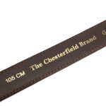Δερμάτινη Ανδρική Ζώνη Chesterfield Tanaro C60.010101 Καφέ 3.5cm – Elegant Wax Pull Up Δέρμα με Premium Ποιότητα