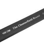 Δερμάτινη Ανδρική Ζώνη Chesterfield Tanaro C60.010100 Μαύρο 3.5cm – Elegant Wax Pull Up Δέρμα με Premium Ποιότητα