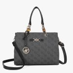 Κομψή Fashion Τσάντα Ώμου Beverly Hills Polo Club BH4661 με Εσωτερικό Χώρισμα (PU Leather) Mαύρο