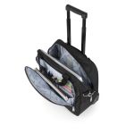Επαγγελματική Τροχήλατη Τσάντα Pilot Gabol 122319 Week Eco Μαύρο 40cm 22L με Θήκη Laptop 15.6