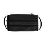 Δερμάτινο Νεσεσέρ Chesterfield Stacey C08.016500 Μαύρο – Wax Pull Up για Ταξίδι με 2 Χώρους – Premium Ποιότητα
