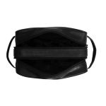 Δερμάτινο Νεσεσέρ Chesterfield Stacey C08.016500 Μαύρο – Wax Pull Up για Ταξίδι με 2 Χώρους – Premium Ποιότητα