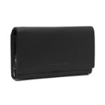 Δερμάτινο Γυναικείο Πορτοφόλι Μεγάλο Chesterfield Mirthe C08.017800 Μαύρο με RFID Προστασία – Premium Wax Pullup Δέρμα