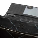 Δερμάτινο Γυναικείο Πορτοφόλι Μεγάλο Chesterfield Mirthe C08.017800 Μαύρο με RFID Προστασία – Premium Wax Pullup Δέρμα