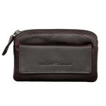 Δερμάτινη Κλειδοθήκη Chesterfield C08.018601 Καφέ με Διπλό Κρίκο & Εξωτερική Θήκη – Key Holder