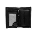 Δερμάτινο Ανδρικό Πορτοφόλι Όρθιο Chesterfield C08.0203A00 Μαύρο με RFID Προστασία – Premium Wax Pull Up Δέρμα