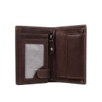 Δερμάτινο Ανδρικό Πορτοφόλι Όρθιο Chesterfield C08.0203A01 Καφέ με RFID Προστασία – Premium Wax Pull Up Δέρμα