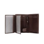 Δερμάτινο Ανδρικό Πορτοφόλι Όρθιο Chesterfield C08.0203A01 Καφέ με RFID Προστασία – Premium Wax Pull Up Δέρμα