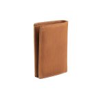 Δερμάτινο Ανδρικό Πορτοφόλι Όρθιο Chesterfield C08.0203A31 Κονιάκ με RFID Προστασία – Premium Wax Pull Up Δέρμα