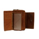 Γυναικείο Δερμάτινο Πορτοφόλι Chesterfield Hanoi C08.037231 Κονιάκ με RFID Προστασία – Premium Wax Pullup Δέρμα