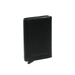 Δερμάτινη Μεταλλική Καρτοθήκη Chesterfield C08.038000 Μαύρο με RFID Προστασία & Έξτρα Θήκες