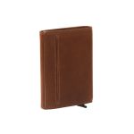 Δερμάτινη Μεταλλική Καρτοθήκη Chesterfield C08.038031 Κονιάκ με RFID Προστασία & Έξτρα Θήκες