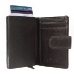 Δερμάτινη Μεταλλική Καρτοθήκη Chesterfield C08.038101 Καφέ με RFID Προστασία – Ασφάλεια & Πολυτέλεια