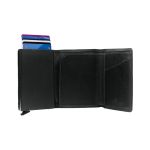 Δερμάτινη Μεταλλική Καρτοθήκη Chesterfield C08.038300 Μαύρο με RFID Προστασία – Premium & Safe