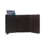 Δερμάτινη Μεταλλική Καρτοθήκη Chesterfield C08.038301 Καφέ με RFID Προστασία – Premium & Safe