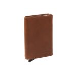 Δερμάτινη Μεταλλική Καρτοθήκη Chesterfield C08.038331 Κονιάκ με RFID Προστασία – Premium & Safe