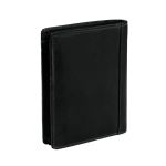 Ανδρικό Δερμάτινο Πορτοφόλι Chesterfield Ethel C08.040200 Μαύρο Όρθιο Vintage – Wax Pull Up με RFID Προστασία