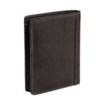 Ανδρικό Δερμάτινο Πορτοφόλι Chesterfield Ethel C08.040201 Καφέ Όρθιο Vintage – Wax Pull Up με RFID Προστασία