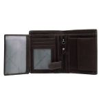 Ανδρικό Δερμάτινο Πορτοφόλι Chesterfield Ethel C08.040201 Καφέ Όρθιο Vintage – Wax Pull Up με RFID Προστασία