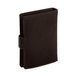 Δερμάτινο Ανδρικό Πορτοφόλι Όρθιο Chesterfield C08.040501 Καφέ με RFID Προστασία & Κούμπωμα – Premium