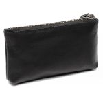 Δερμάτινη Κλειδοθήκη / Πορτοφολάκι Chesterfield C08.050900 Μαύρο Violette – Wax Pull Up Δέρμα